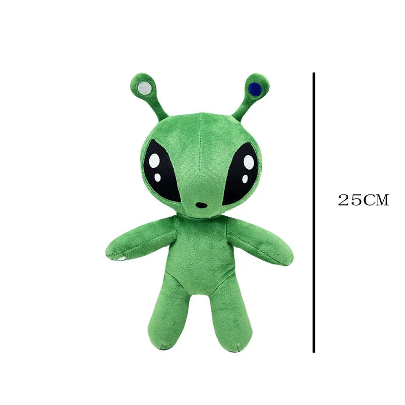 30cm Green Alien Plush Toy Anime Tentacled Horn Alien Monsters Horror Doll Boys Girls Soft Toys Stuffed Throw Pillow kids gifts