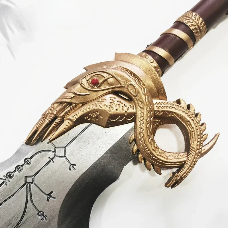 45cm New God of War Weapons Blades of Athena Kratos Game Peripherals PU Material Samurai Katana Sword Model Ornaments Gifts Toys