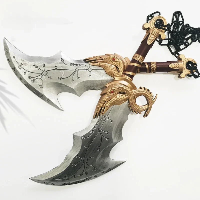 45cm New God of War Weapons Blades of Athena Kratos Game Peripherals PU Material Samurai Katana Sword Model Ornaments Gifts Toys