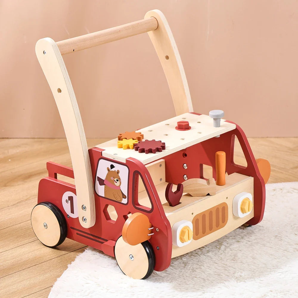 Baby Walker Learning Walking Cart Newborn Stroller Children's Stroller Walking Car Cartoon Multifunctional Baby Walkers Toys