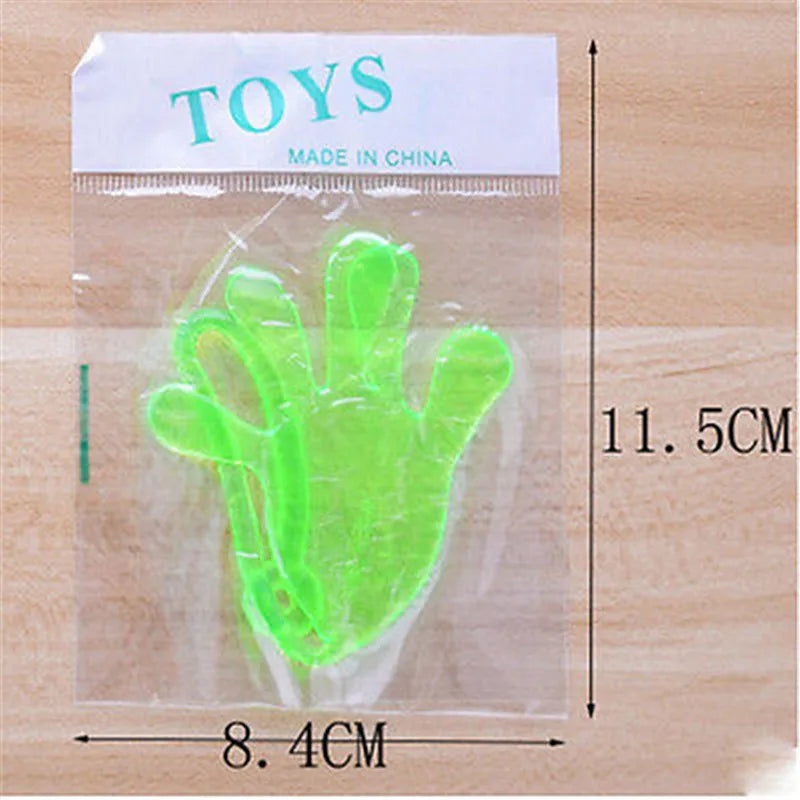 Elastic Sticky Slap Hands Palm Toy Kid Party Favors Gift Gags Practical Jokes Elastic Sticky Squishy Slap Hands Palm Toy