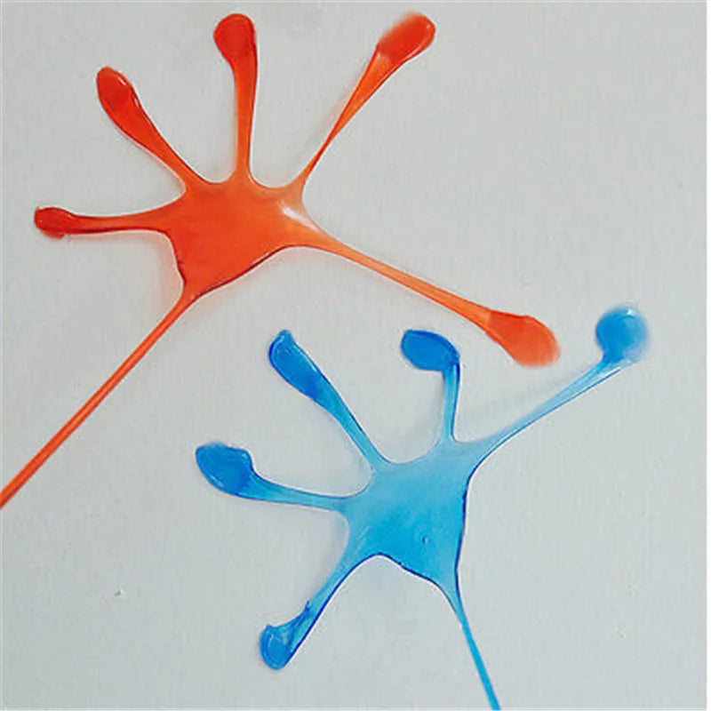 Elastic Sticky Slap Hands Palm Toy Kid Party Favors Gift Gags Practical Jokes Elastic Sticky Squishy Slap Hands Palm Toy