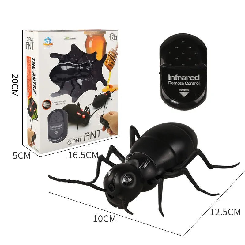 Funny Novelty Simulated Animal Infrared Remote Control Cockroach Spider Ant Electric Prank Children's Trick Party Toy