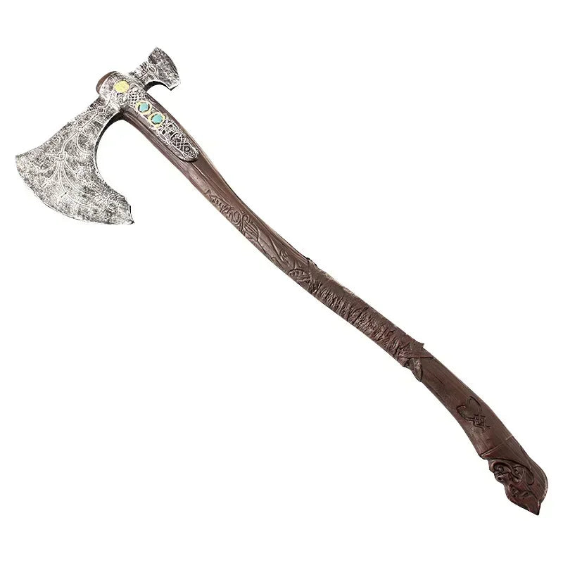 God of War 93cm Leviathan Axe Kratos Weapon Model Pu Game God of War: Ragnarok Axe Samurai Weapon Model Gift Toys for Boys Kid