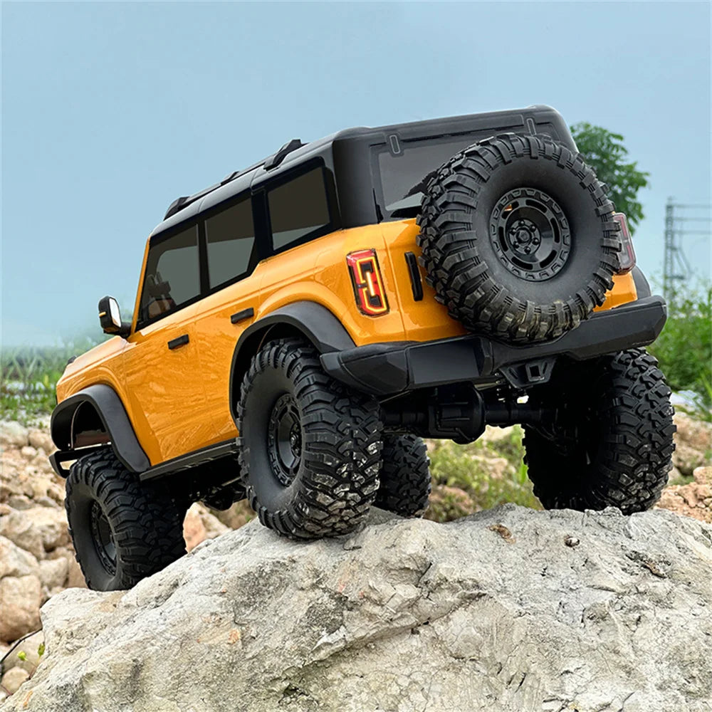 Toys RTR R1001/2/3 1/10 2.4G 4WD RC Car Full Proportional Rock Crawler LED Light 2 Speed Off-Road Climbing Truck Vehicles Mod