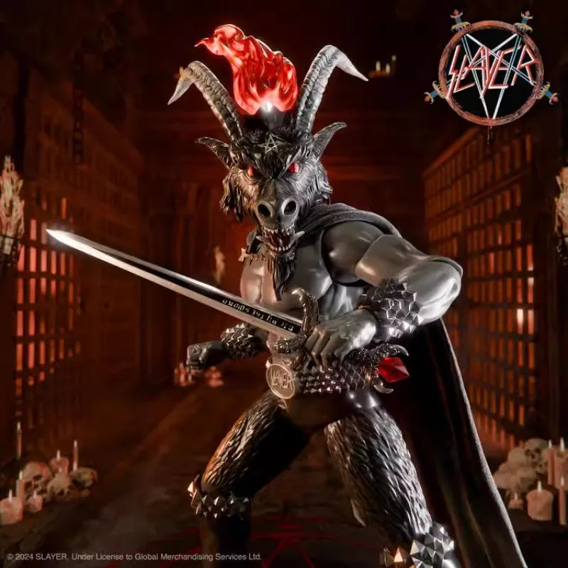 In Stock Super7 1/12 Action Figure The Metal Band Black Minotaur Ultimate Edition Doll Collection Toy Gift