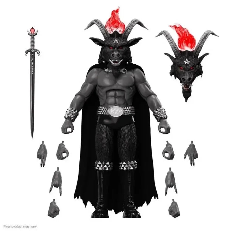 In Stock Super7 1/12 Action Figure The Metal Band Black Minotaur Ultimate Edition Doll Collection Toy Gift