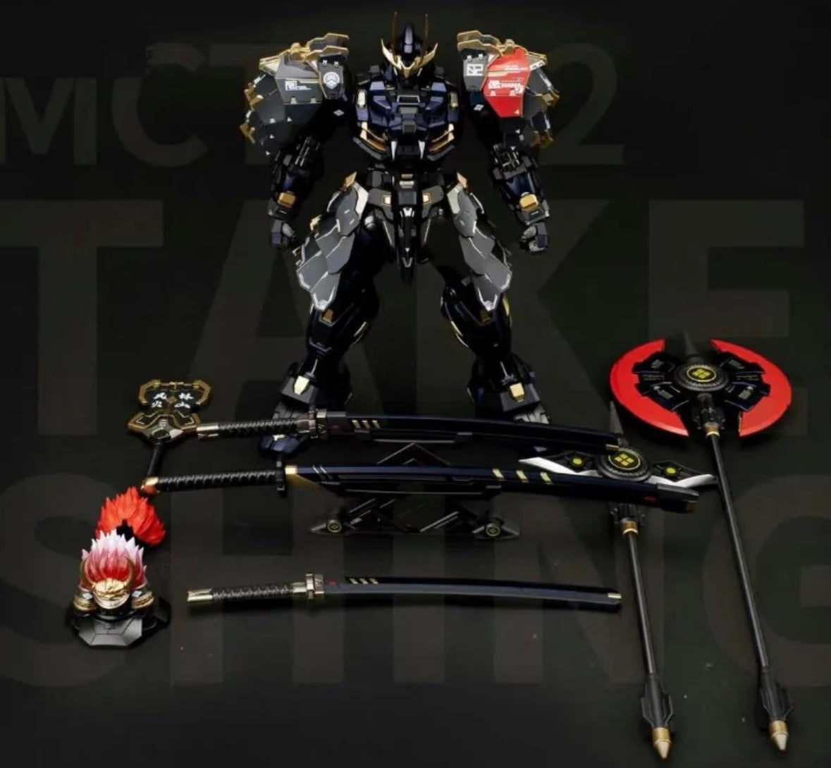 Toys MCT-J02 Progenitor Effect Takeda Shingen Black Limited Version 1/72 Action Figure In Stock New