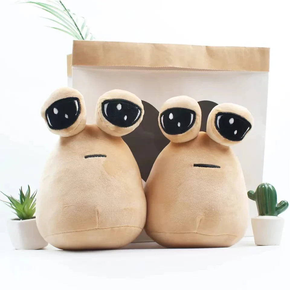 NEW TOY Hot  My Pet Alien Pou Plush Toy Furdiburb Emotion Alien Plushie Stuffed Animal Pou Doll 22cm