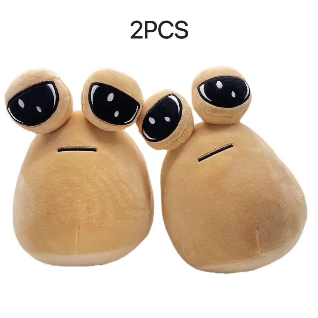 NEW TOY Hot  My Pet Alien Pou Plush Toy Furdiburb Emotion Alien Plushie Stuffed Animal Pou Doll 22cm