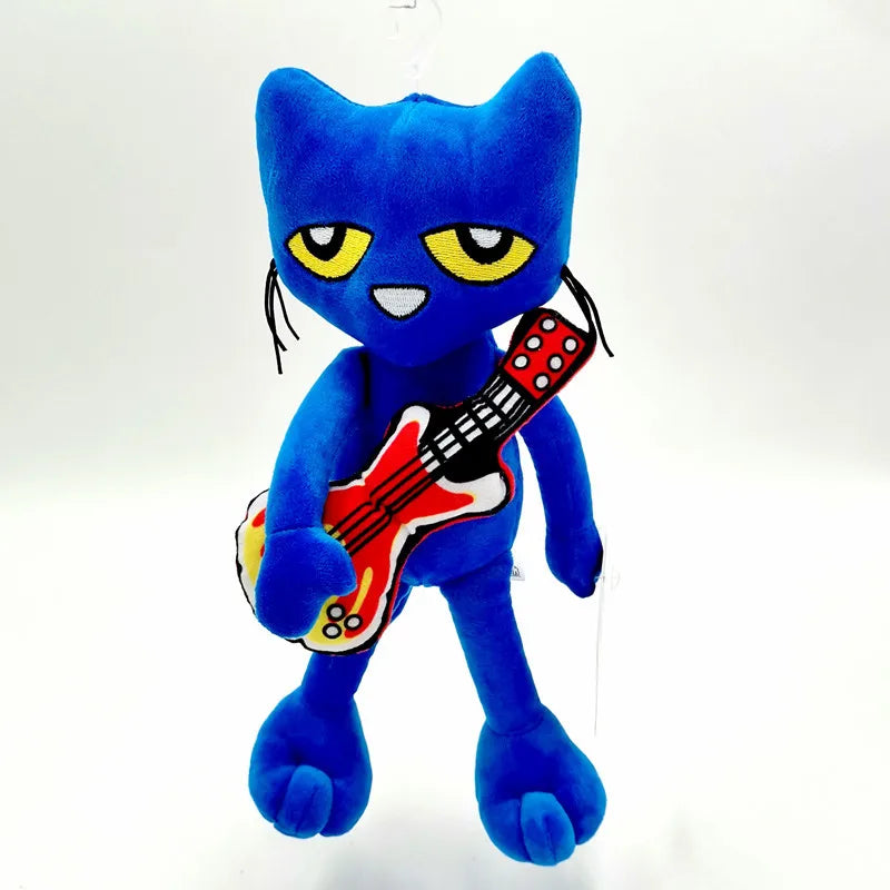 Pete the Cat Plush Doll Pizza Party Soft Plush Blue Cat Stuffed Animal Toy  Super Soft Pete Kitty