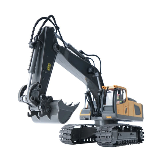 RC Excavator 1/20 2.4GHz 11CH RC Construction Truck Engineering Vehicles Educational Toys for Kids with Light Music