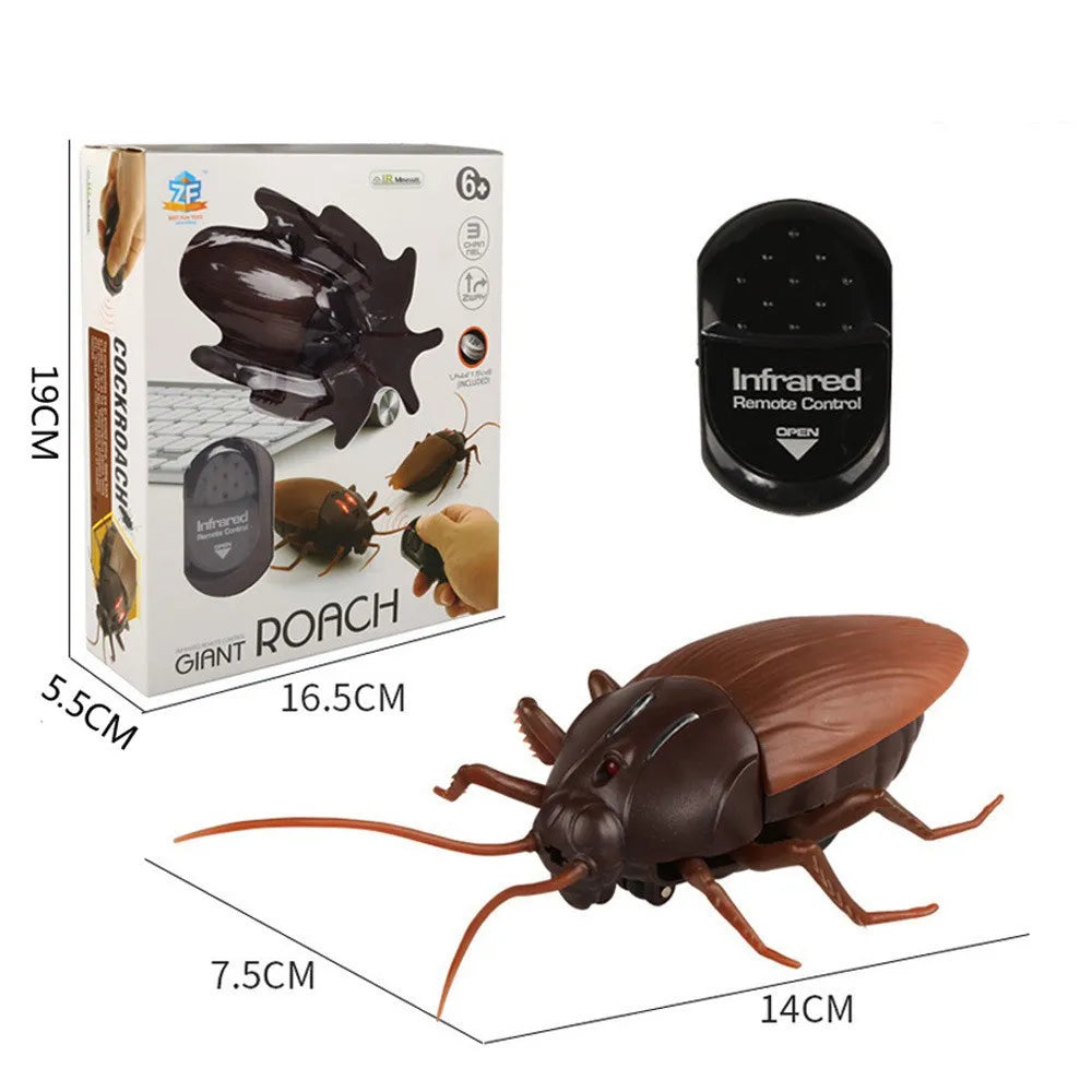 Funny Novelty Simulated Animal Infrared Remote Control Cockroach Spider Ant Electric Prank Children's Trick Party Toy