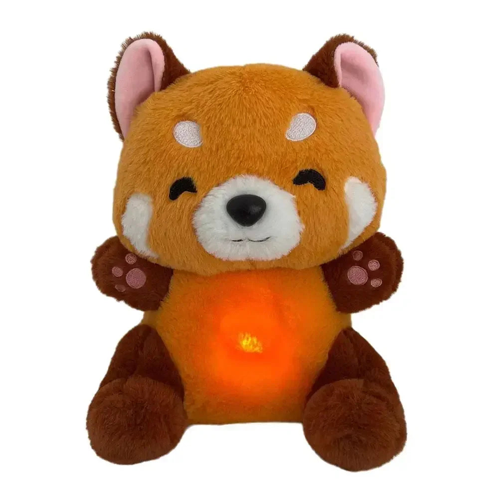 Soothing Cabybara Koala Sleep Toys for Kids Baby Calming Anxiety Relief Breathing Red Panda Sleep Buddy Plush Doll with Lights