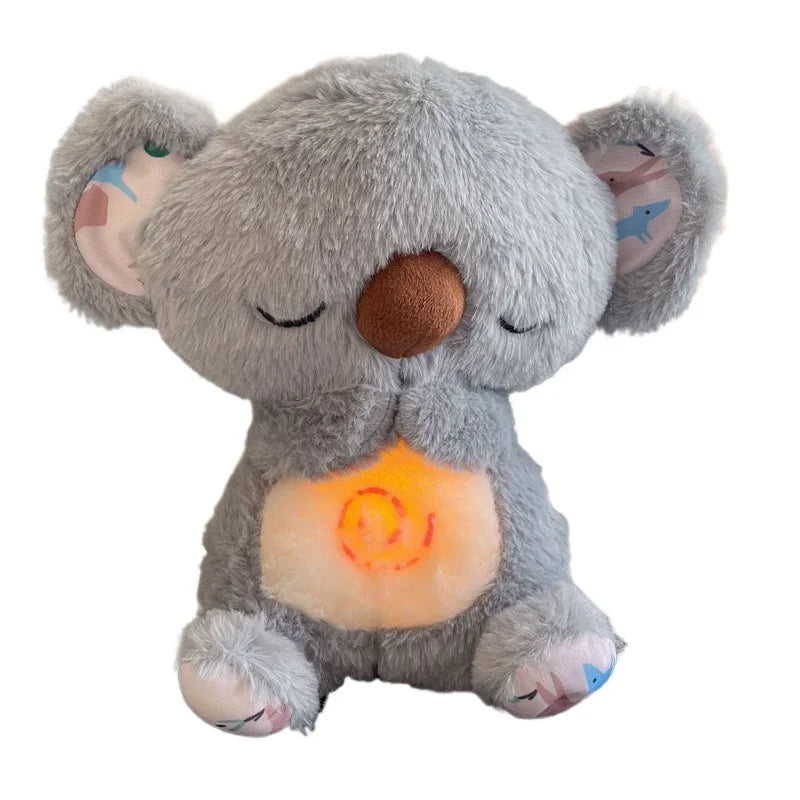 Soothing Cabybara Koala Sleep Toys for Kids Baby Calming Anxiety Relief Breathing Red Panda Sleep Buddy Plush Doll with Lights