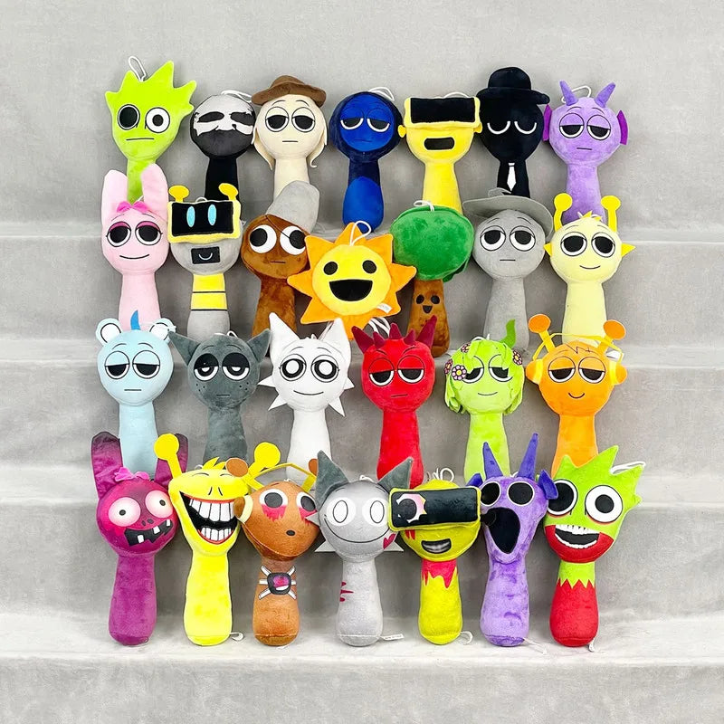 Sprunki Plush Toys Sprunki Song Plushies Doll Horror Incredibox Plush Cartoon Stuffed Sprunki Doll For Children Birthday Gift